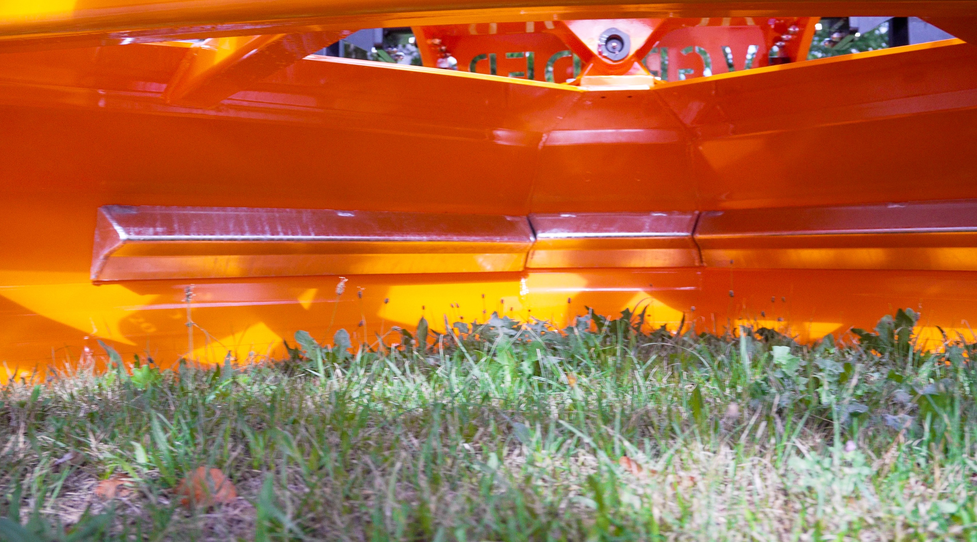 Guide plates on the VGrader